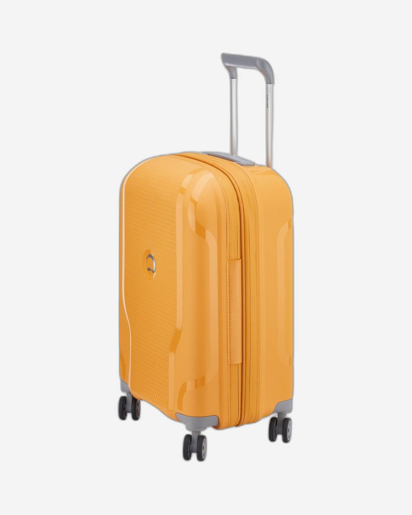 Delsey Paris Clavel 55cm Hardcase 4 Double Wheel Expandable Cabin Luggage Trolley Yellow - 00384580105