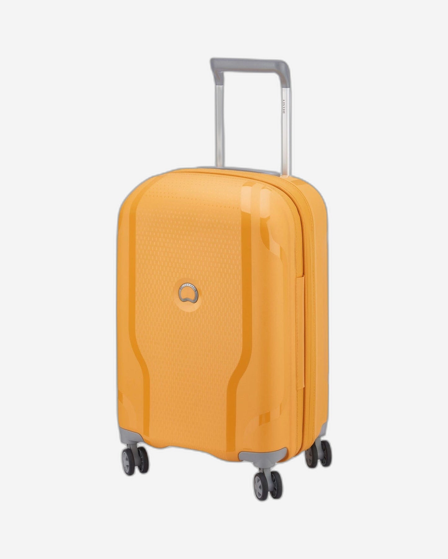 Delsey Paris Clavel 55cm Hardcase 4 Double Wheel Expandable Cabin Luggage Trolley Yellow - 00384580105