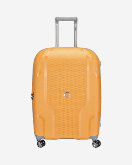 Delsey Paris Clavel 70cm Hardcase 4 Double Wheel Expandable Check-In Luggage Trolley Yellow - 00384582005
