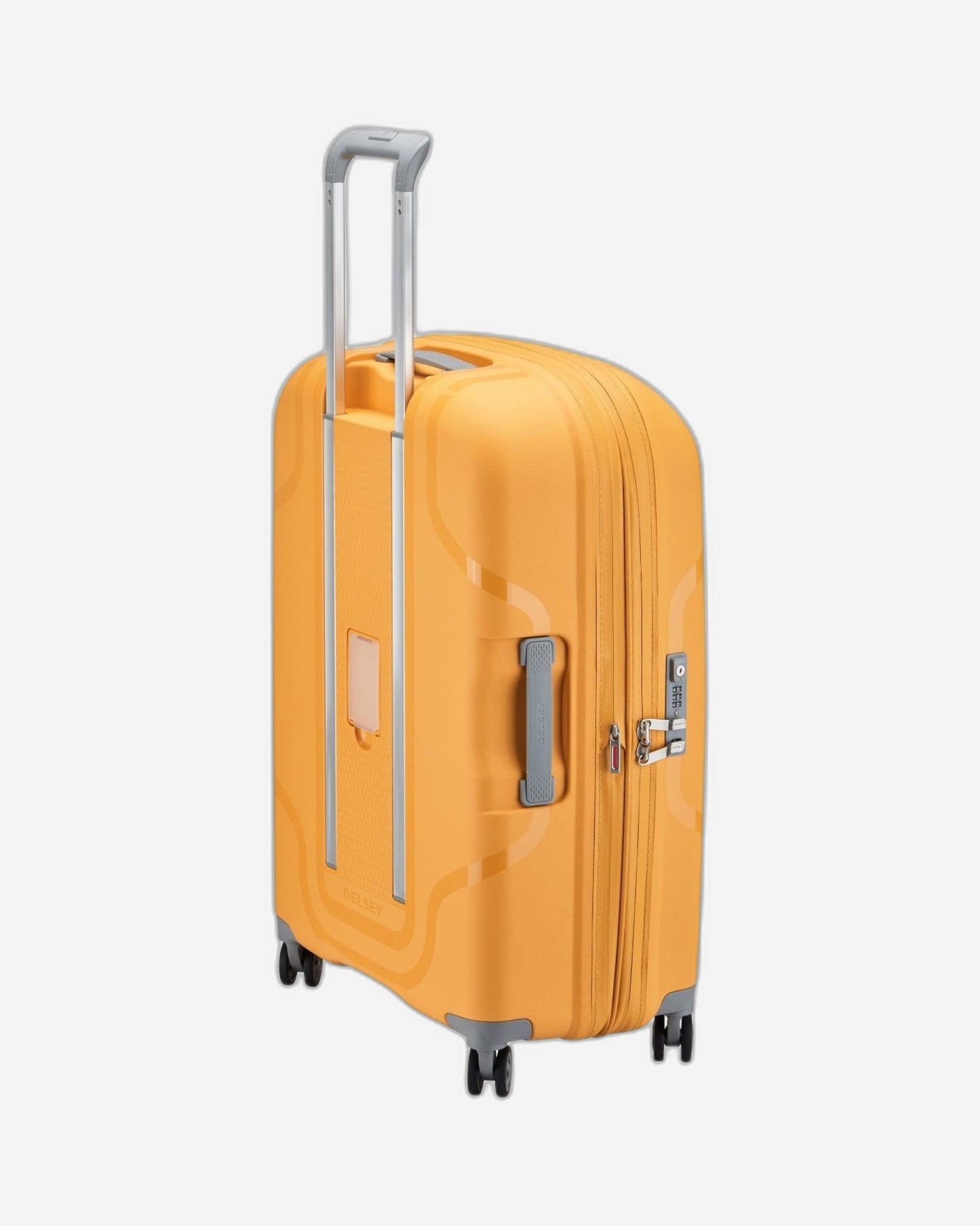 Delsey Paris Clavel 70cm Hardcase 4 Double Wheel Expandable Check-In Luggage Trolley Yellow - 00384582005