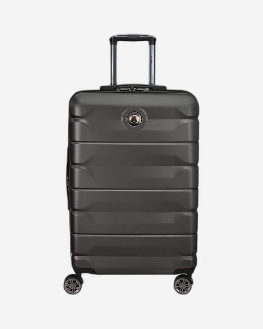 Delsey Paris Air Armour 68Cm Hardcase 4 Double Wheel Expandable Check-Introlley Case Black - 00386682000T9