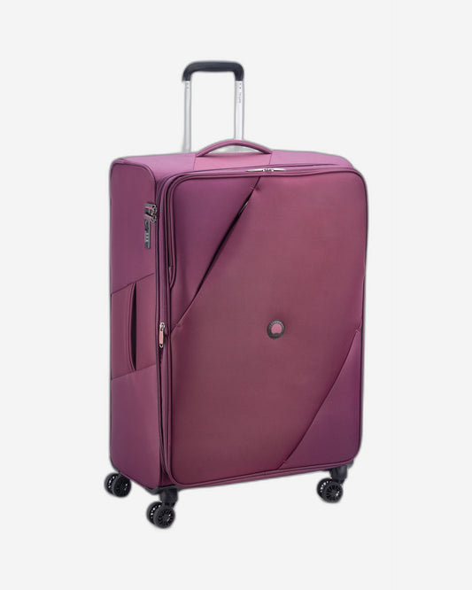 Delsey Paris Maringa 71Cm Softcase 4 Double Wheel Expandable Check-In Luggage Trolley Purple - 00390982008E9