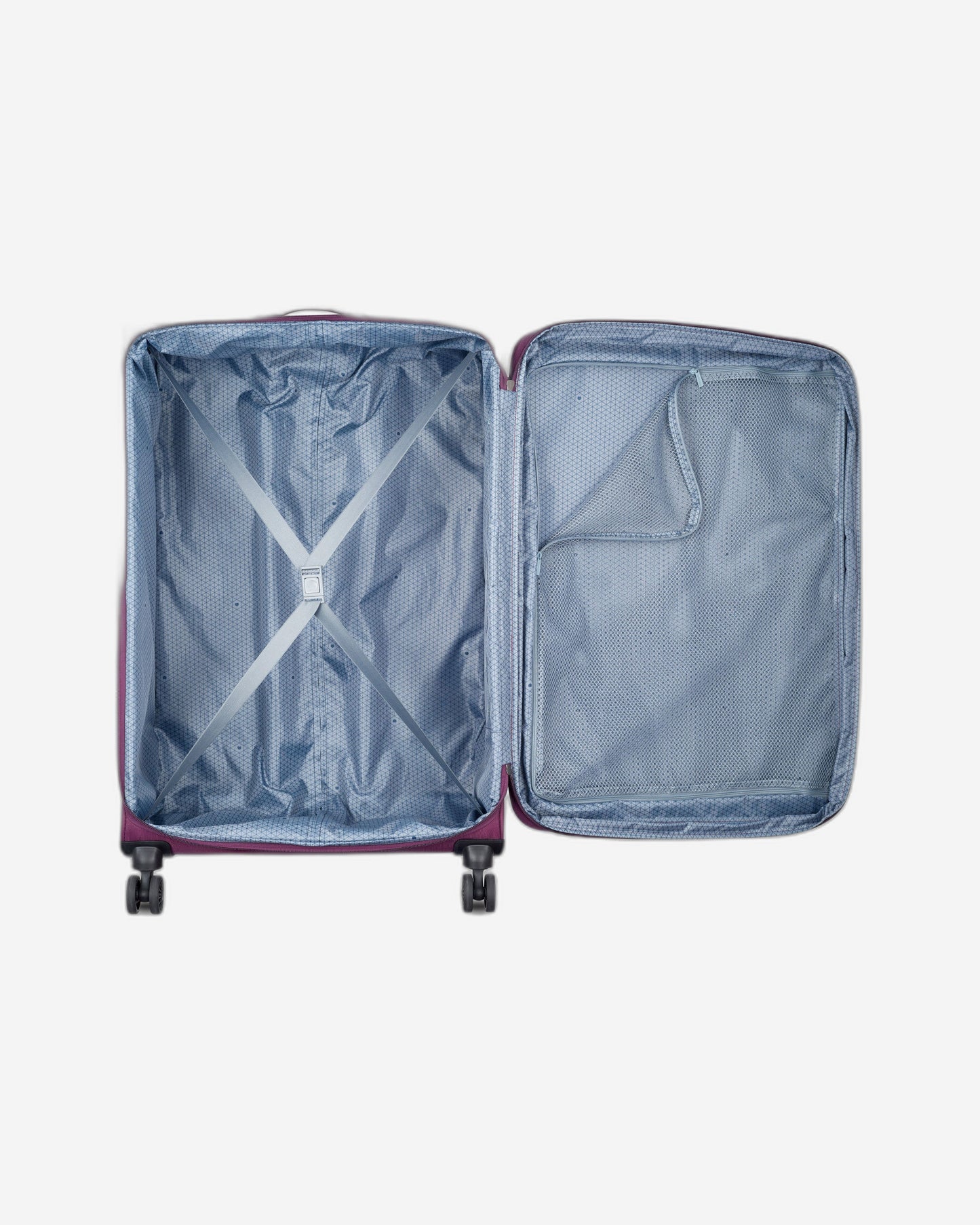 Delsey Paris Maringa 71Cm Softcase 4 Double Wheel Expandable Check-In Luggage Trolley Purple - 00390982008E9