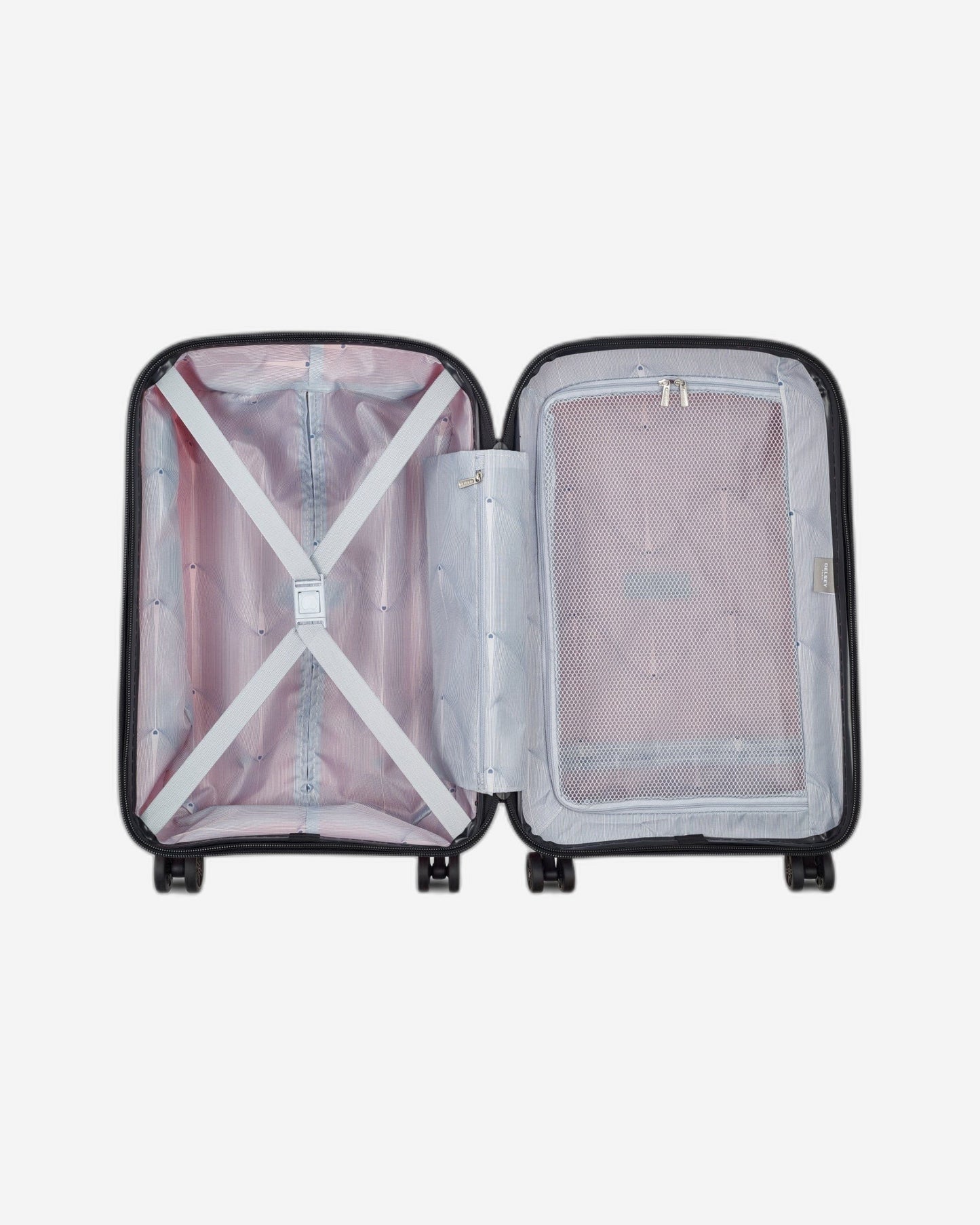 Delsey Paris Belmont+ 55Cm Hardcase 4 Double Wheel Non-Expandable Cabin Luggage Trolley Faded Red - 00386180634