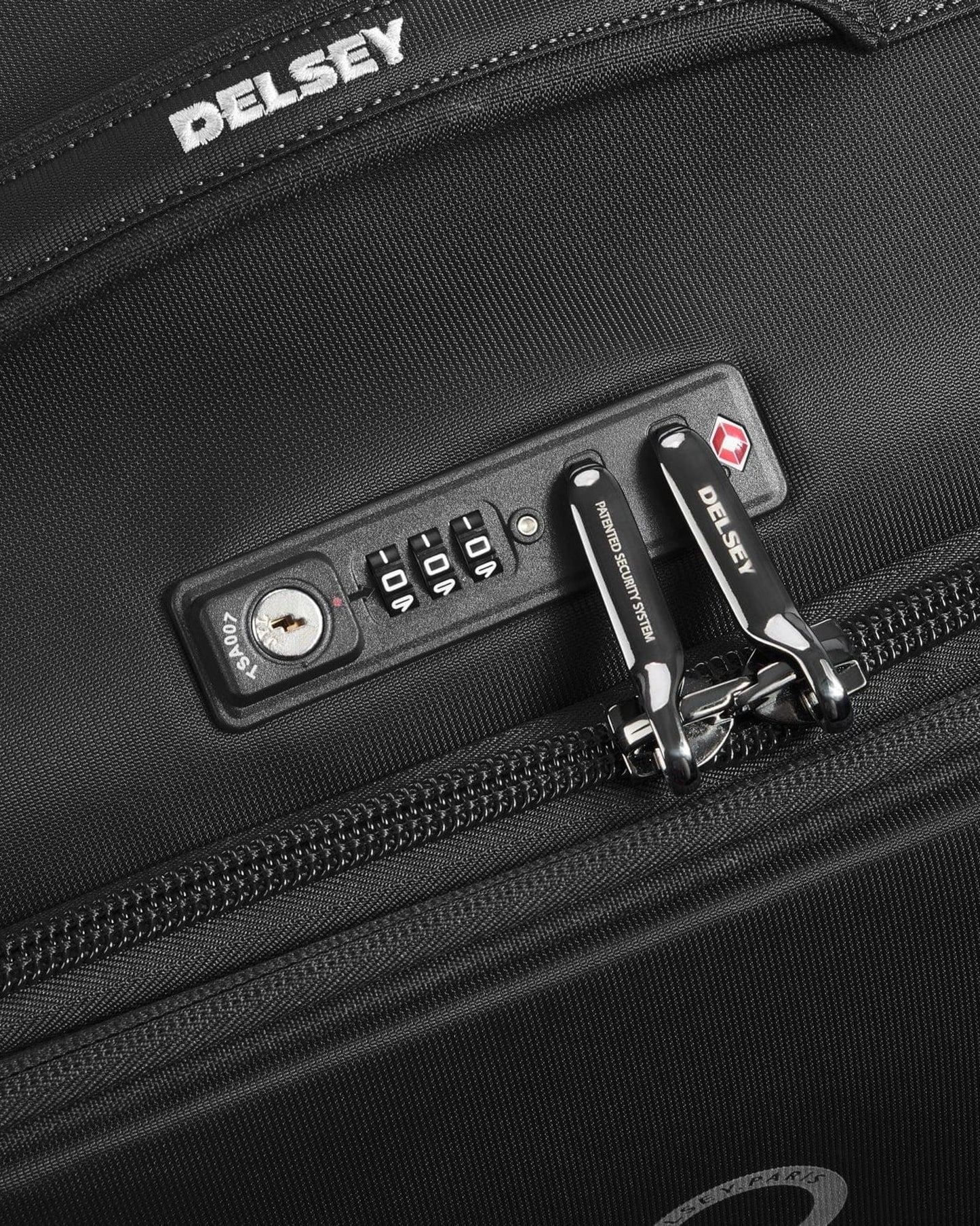 Delsey Paris Brochant 2.0 67Cm Softcase 4 Double Wheel Expandable Medium Check-In Luggage Trolley Black - 00225681000
