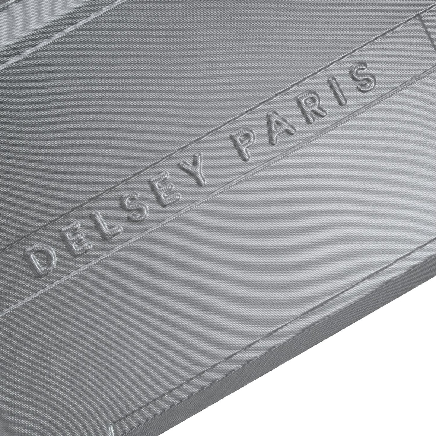 Delsey Paris Depart Hard 81cm Hardcase Expandable 4 Wheel Check-in Luggage Trolley Case Grey - 00314583001 X9