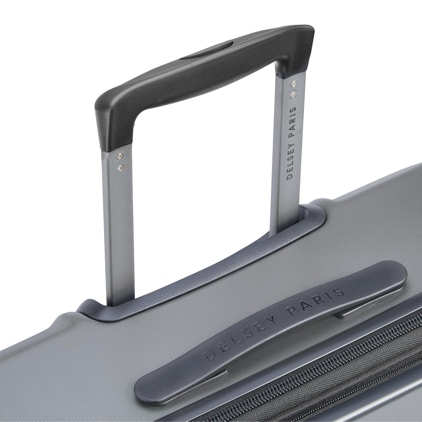 Delsey Paris Depart Hard 81cm Hardcase Expandable 4 Wheel Check-in Luggage Trolley Case Grey - 00314583001 X9