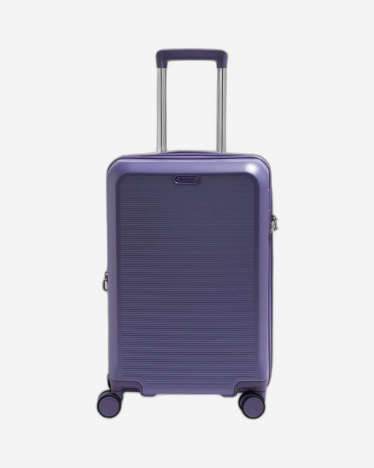 Echolac Sense 56cm Hardcase Expandable 4 Double Wheel Cabin Luggage Trolley Purple - CHT0023S -20 Purple