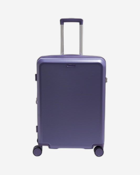 Echolac Sense 67cm Hardcase Expandable 4 Double Wheel Check-In Luggage Trolley Purple - CHT0023S -24 Purple