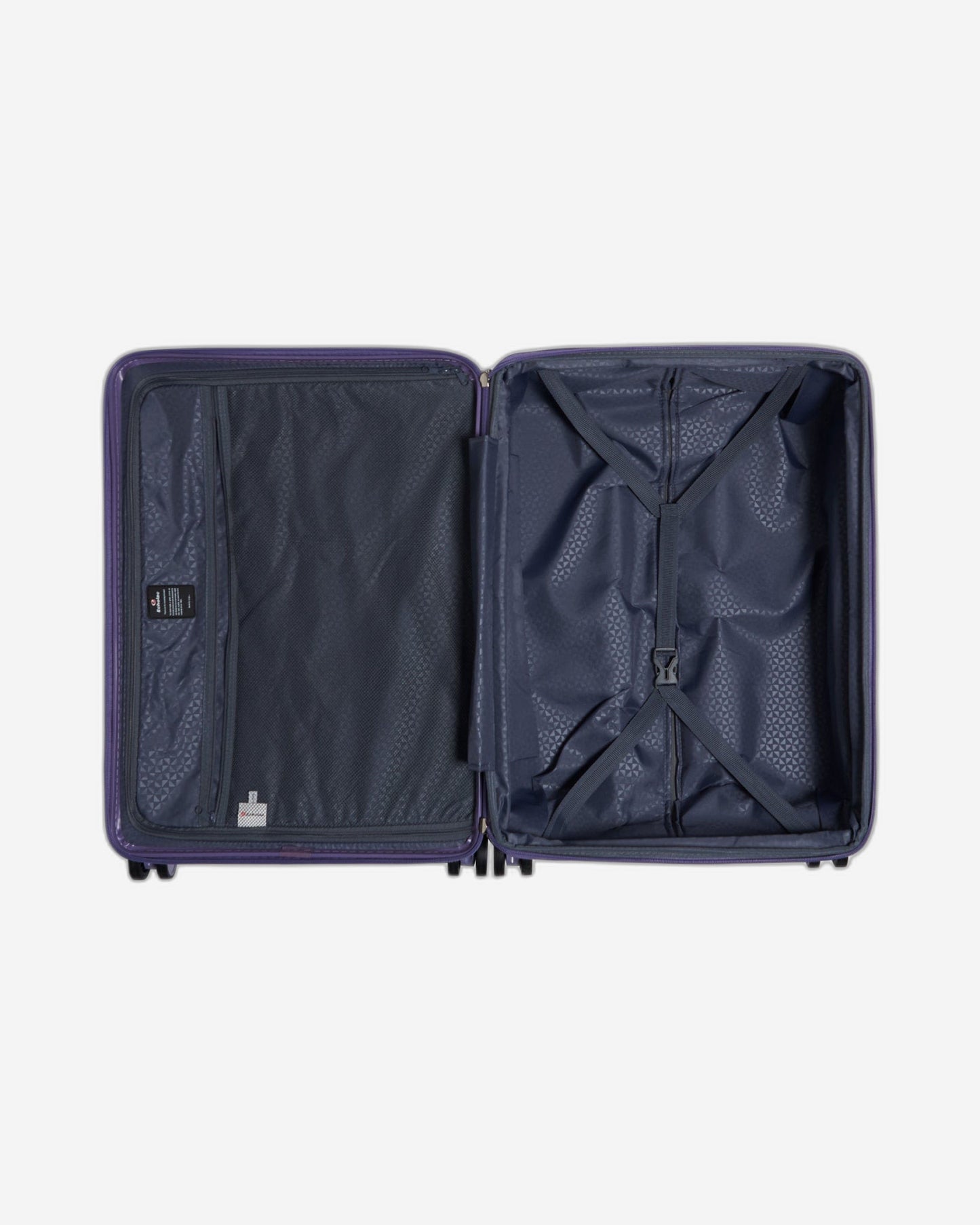 Echolac Sense 67cm Hardcase Expandable 4 Double Wheel Check-In Luggage Trolley Purple - CHT0023S -24 Purple