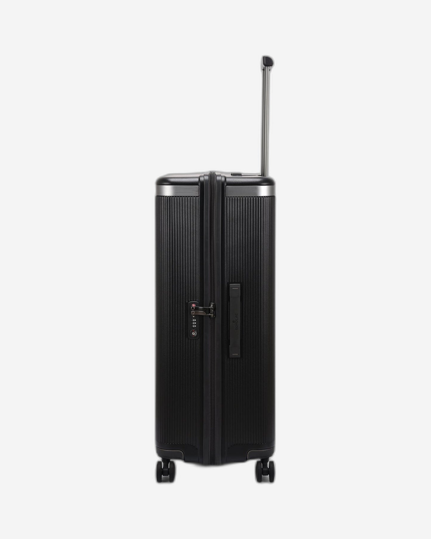 Echolac Dynasty 76.5cm Hardcase Non-Expandable 4 Double Wheel Check-In Luggage Trolley Vulcan Grey - PC142 28 VULCAN GREY