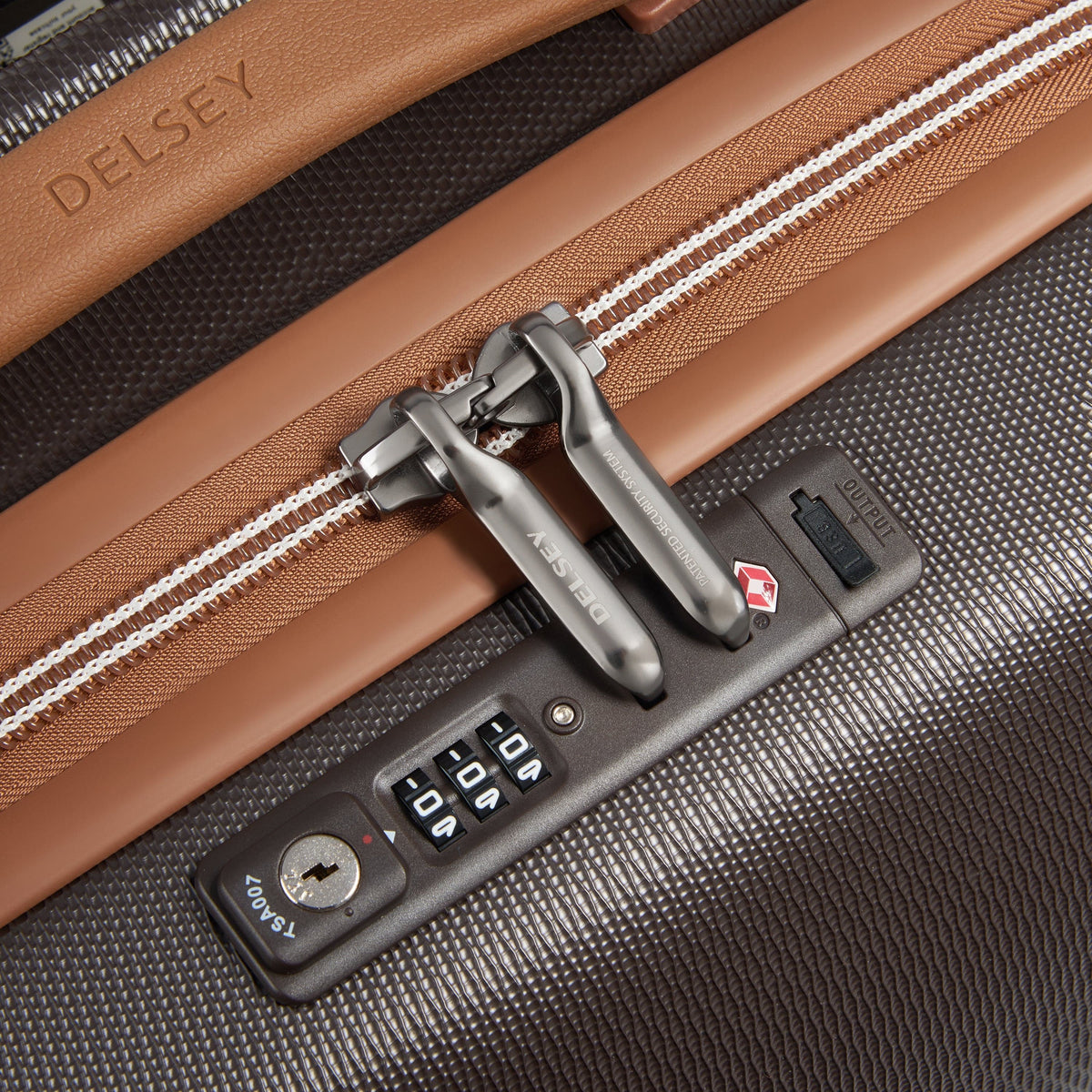 Delsey Paris Chatelet Air 2.0 55cm Hardcase 4 Double Wheel Cabin Luggage Trolley Brown - 00167680106