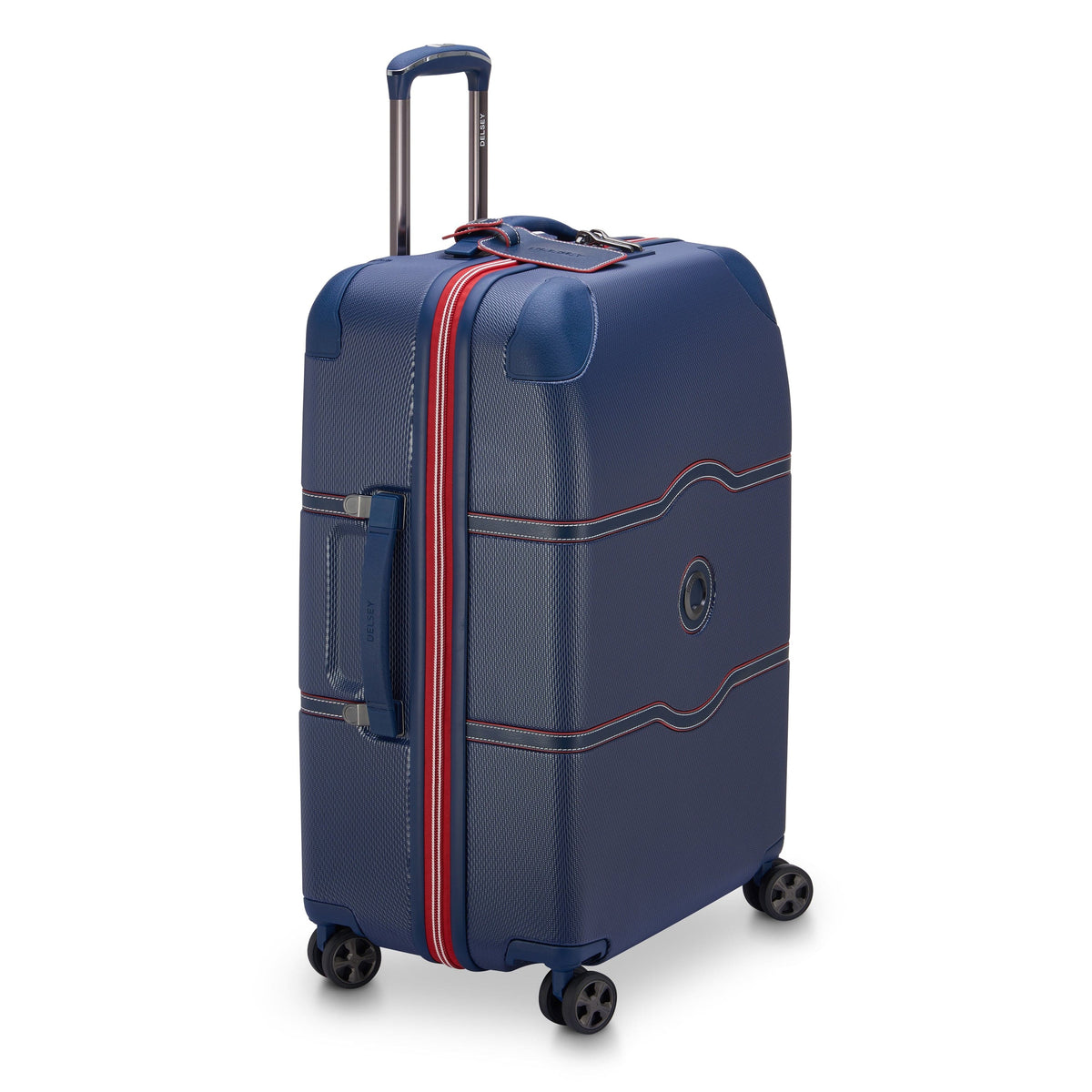 Delsey Paris Chatelet Air 2.0 66cm Hardcase 4 Double Wheel Check-In Luggage Trolley Blue - 00167681002