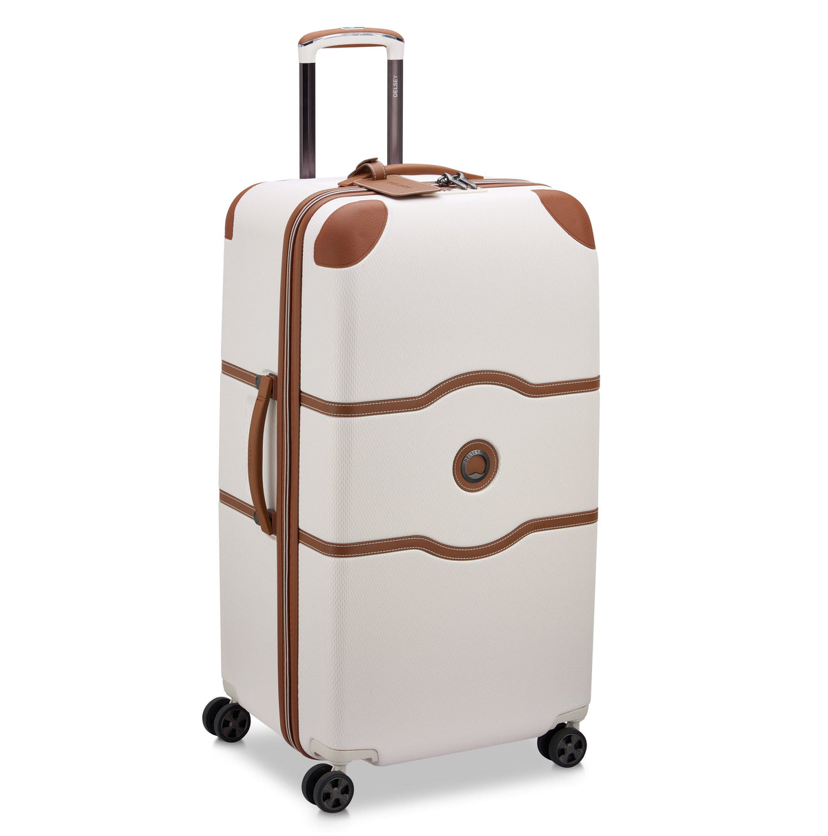 Delsey Paris Chatelet Air 2.0 80cm Hardcase Trunk 4 Double Wheel Check-In Luggage Trolley Angora - 00167682815