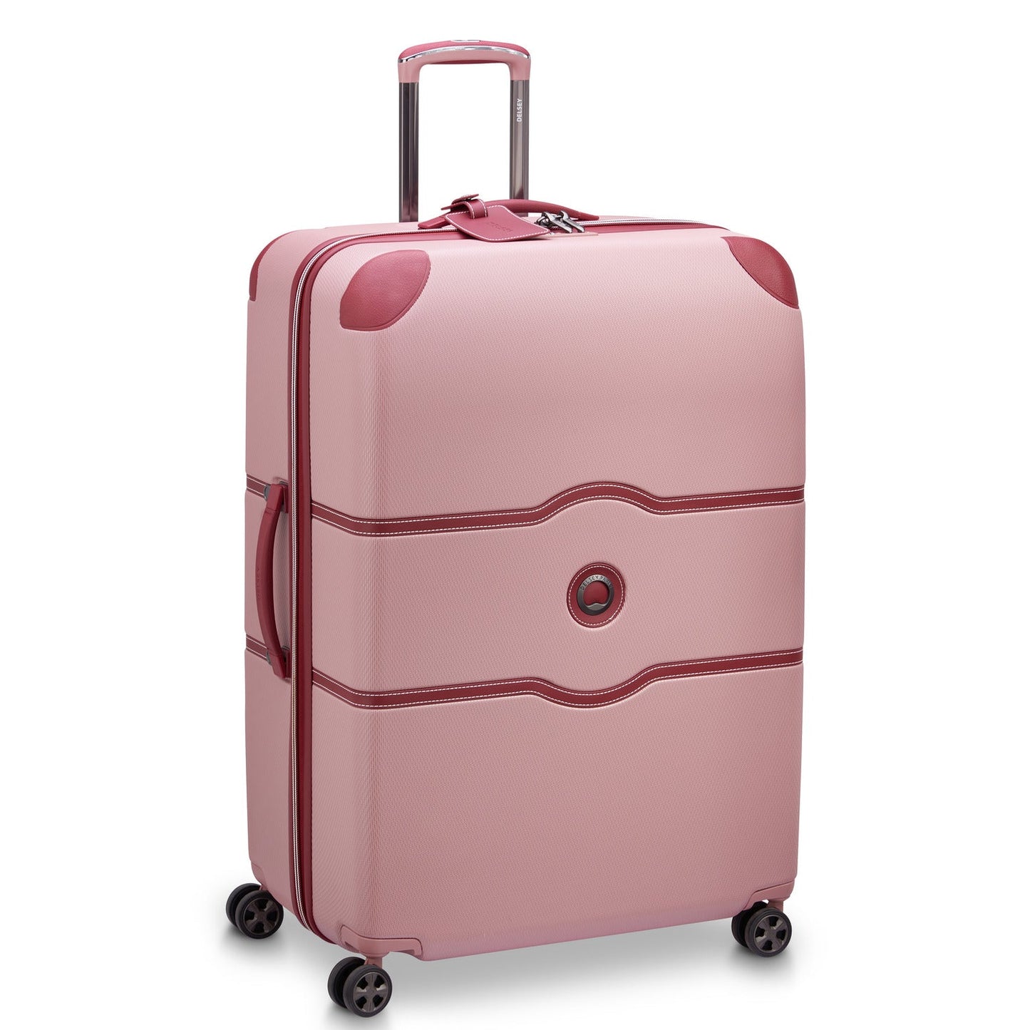 Delsey Paris Chatelet Air 2.0 82cm Hardcase 4 Double Wheel Check-In Luggage Trolley Pink - 00167683109