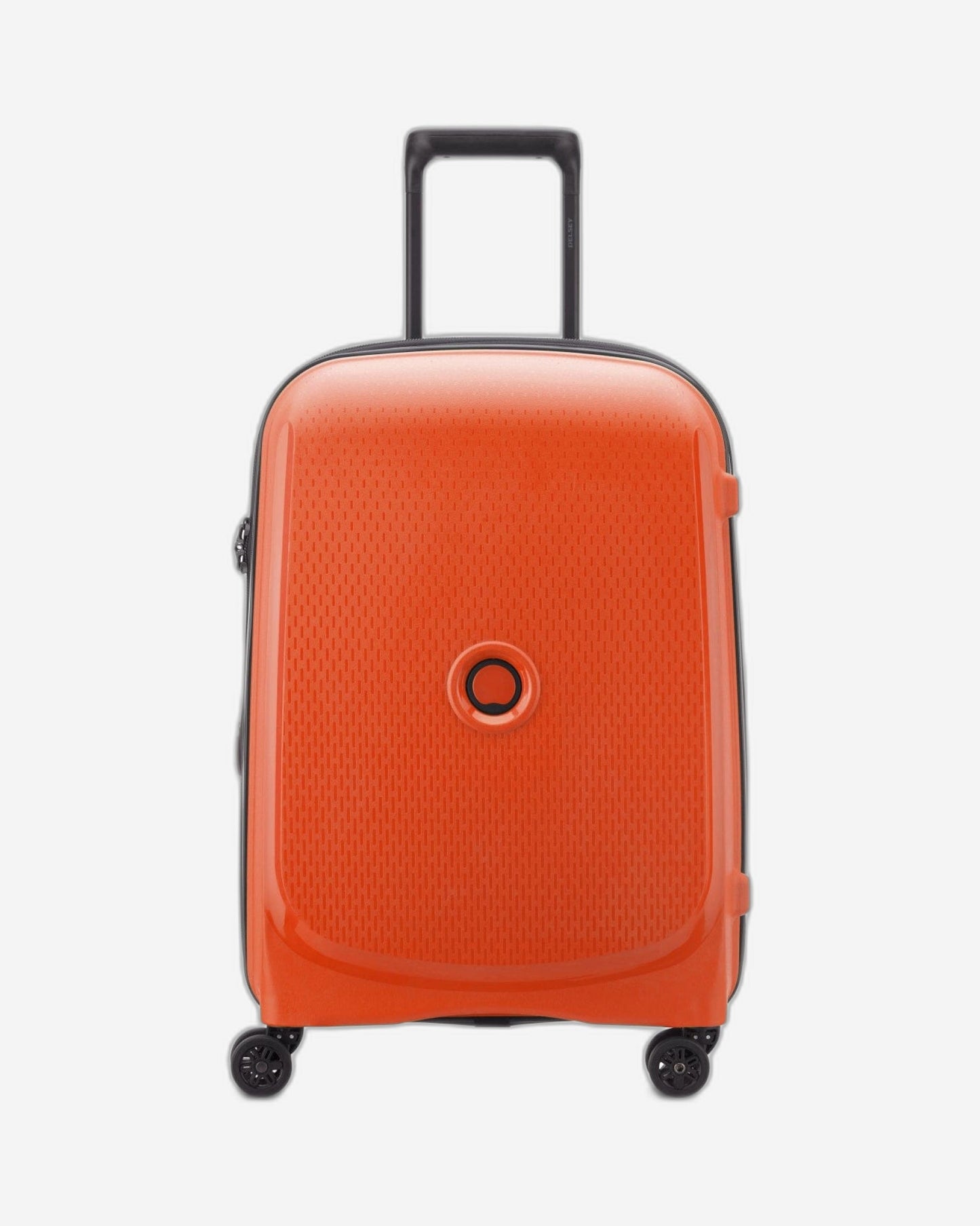 Delsey Paris Belmont Plus 61Cm Hardcase 4 Double Wheel Expandable Cabin Luggage Trolley Orange - 00386180525