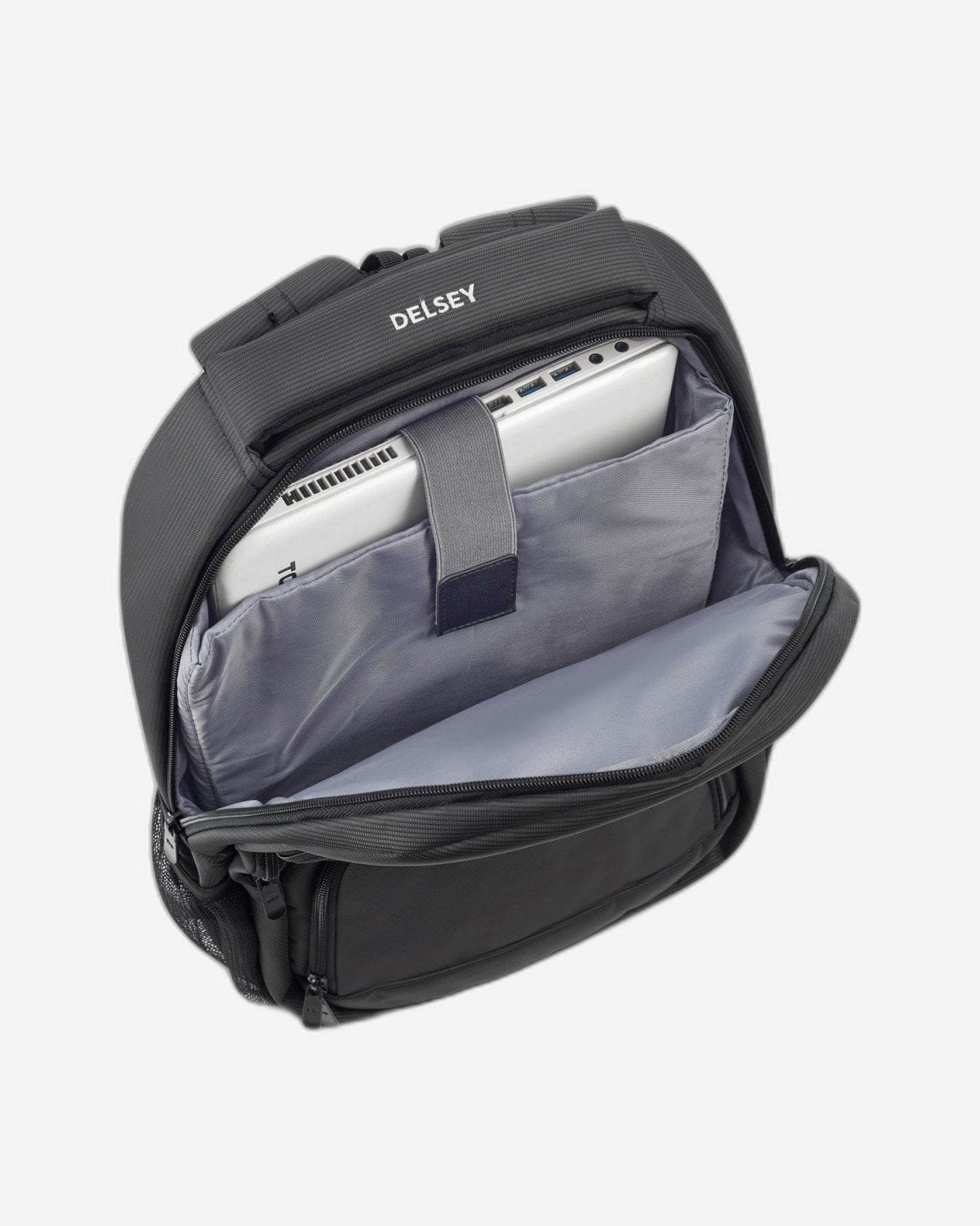 Delsey Paris Element Aviator 15.6" Laptop Protection 2 Compartment Backpack Graphite