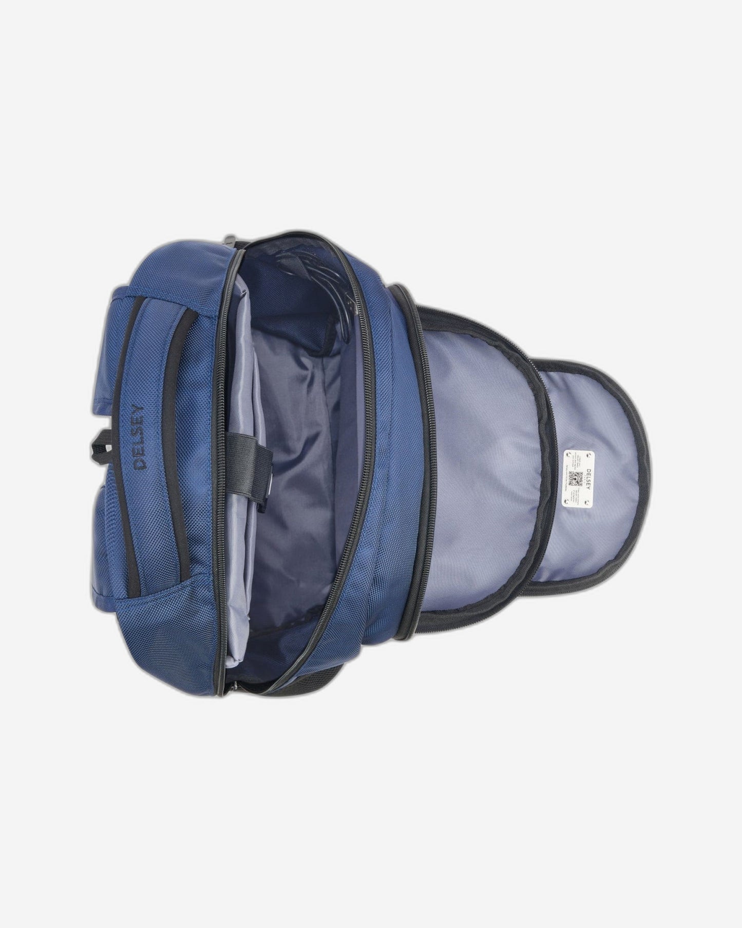 Delsey Paris Element Navigator 15.6" Laptop Protection 2 Compartment Backpack Navy Blue
