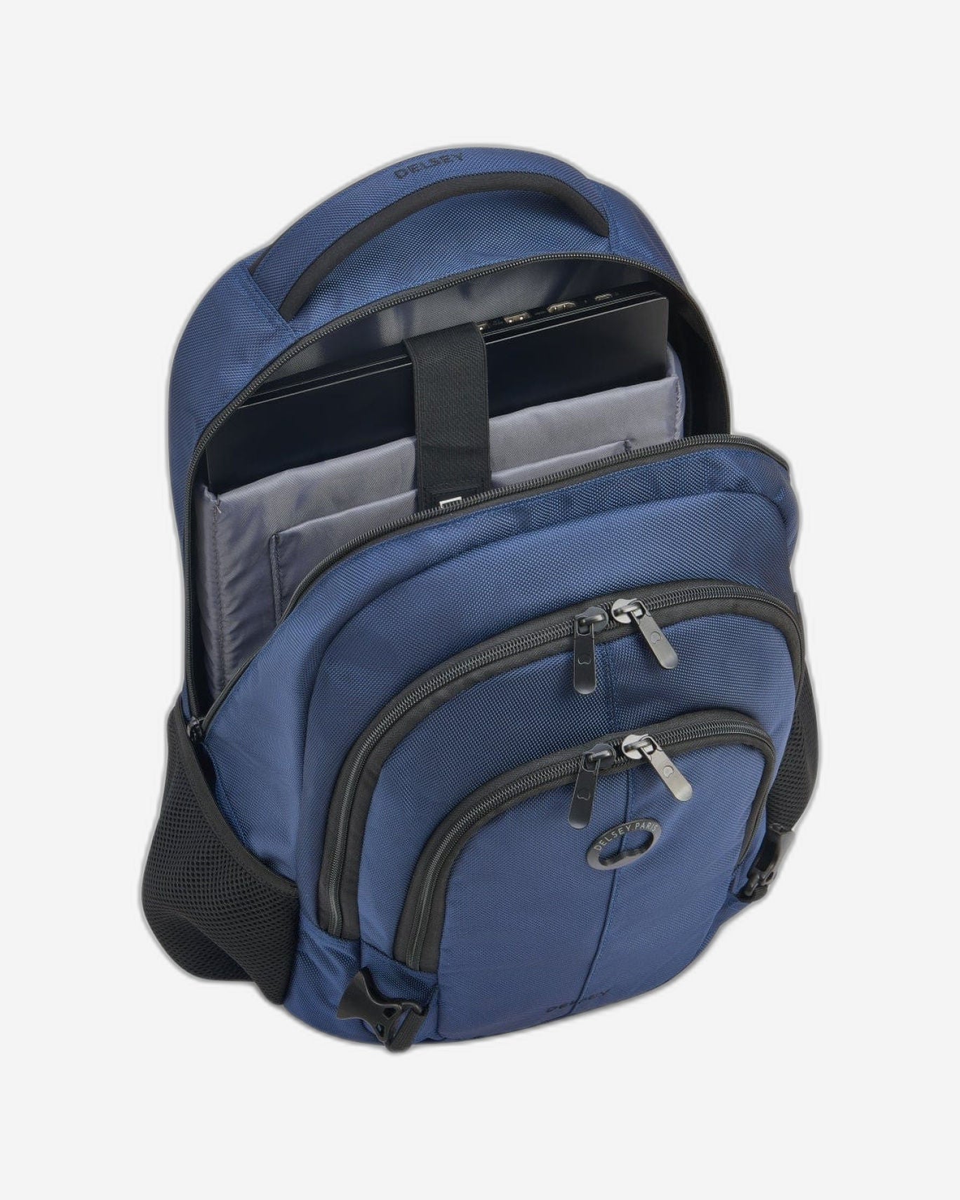 Delsey Paris Element Navigator 15.6" Laptop Protection 2 Compartment Backpack Navy Blue