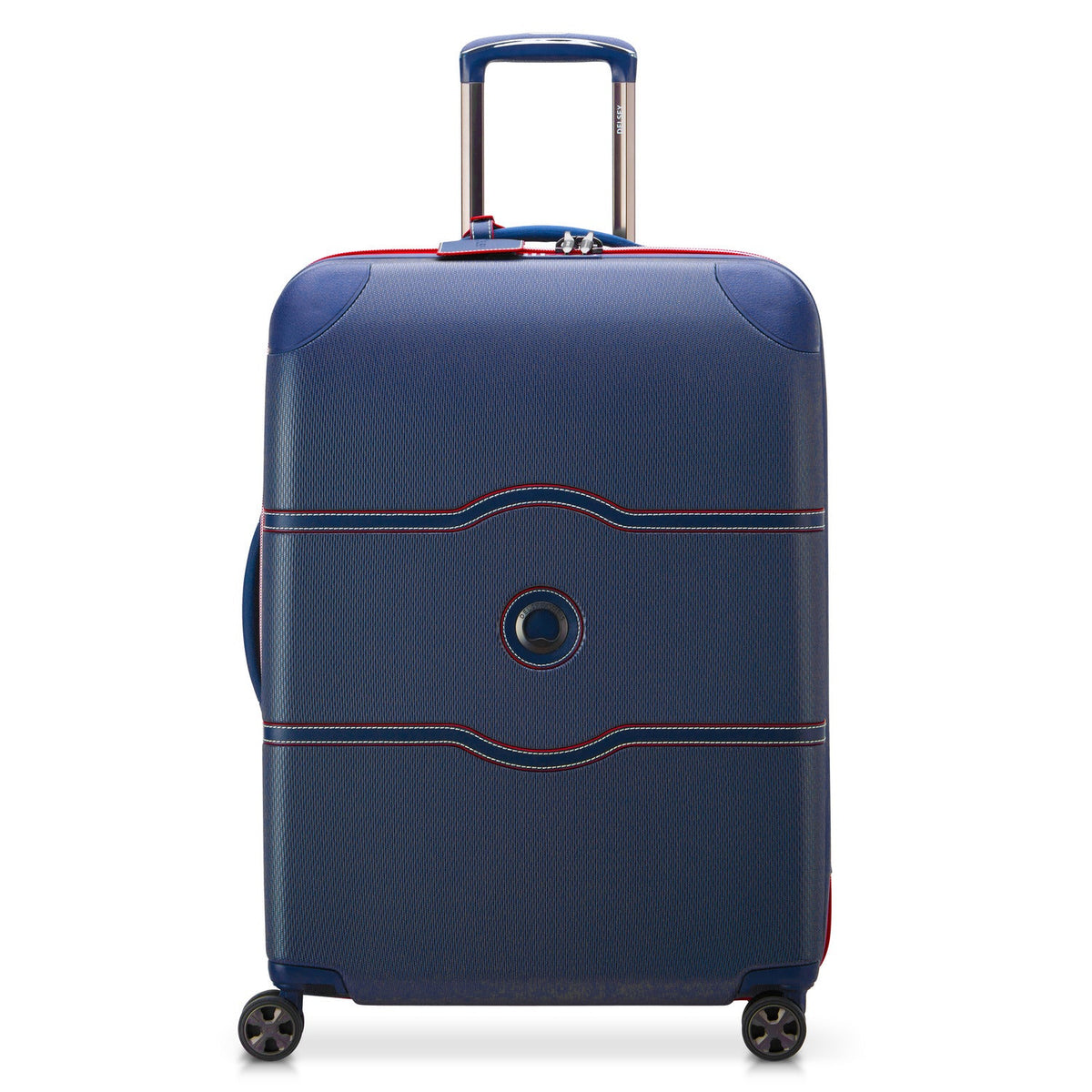 Delsey Chatelet Air 2.0 70cm Hardcase 4 Double Wheel Check-In Luggage Trolley Blue - 00167681902