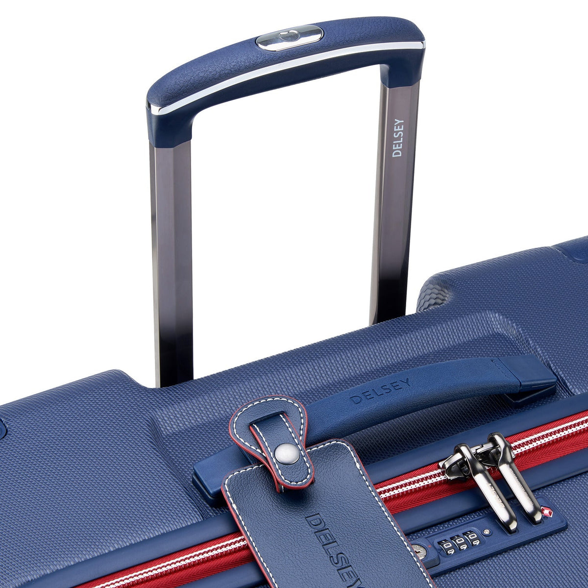Delsey Paris Chatelet Air 2.0 70cm Hardcase 4 Double Wheel Check-In Luggage Trolley Blue - 00167681902
