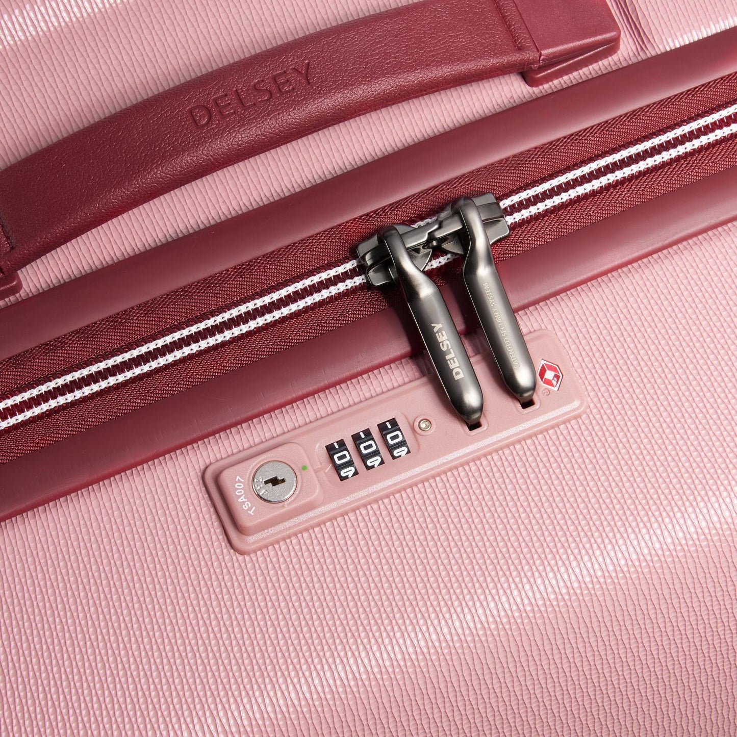 Delsey Paris Chatelet Air 2.0 70cm Hardcase 4 Double Wheel Check-In Luggage Trolley Pink - 00167681909