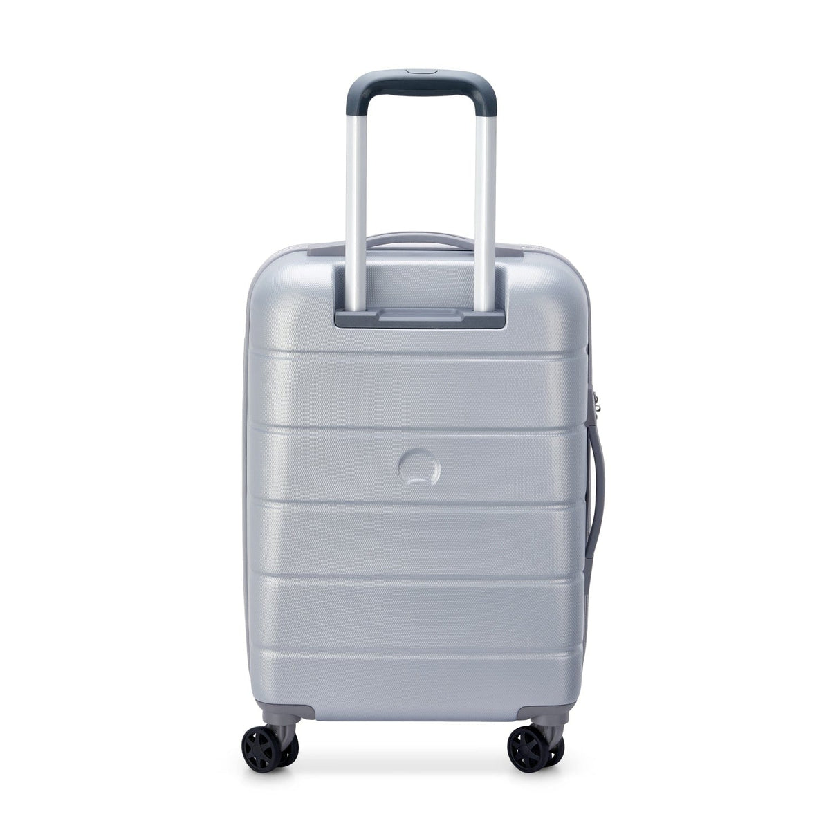 Delsey Paris Lagos 55cm Hardcase 4 Double Wheel Cabin Luggage Trolley Case Silver - 00387080111W9