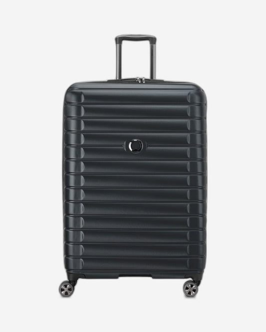 Delsey Paris Shadow 5.0 82cm Hardcase 4 Double Wheel Expandable Check-In Luggage Trolley Black - 00287883100