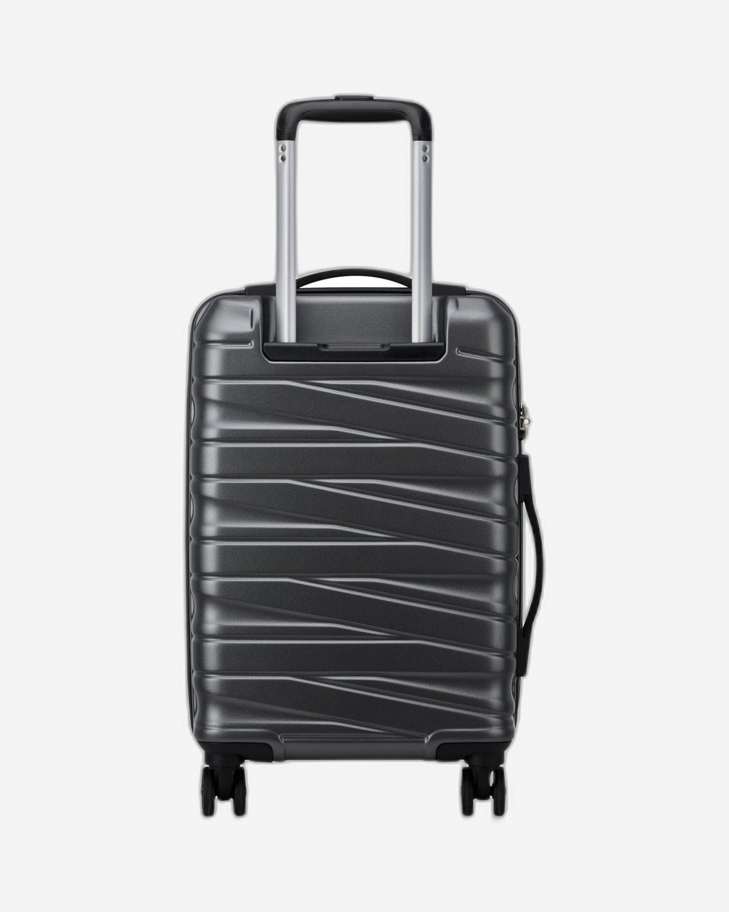 Delsey Paris Tiphanie 55cm Hardcase 4 Double Wheel Expandable Cabin Luggage Trolley Case Grahite - 00389280101ME