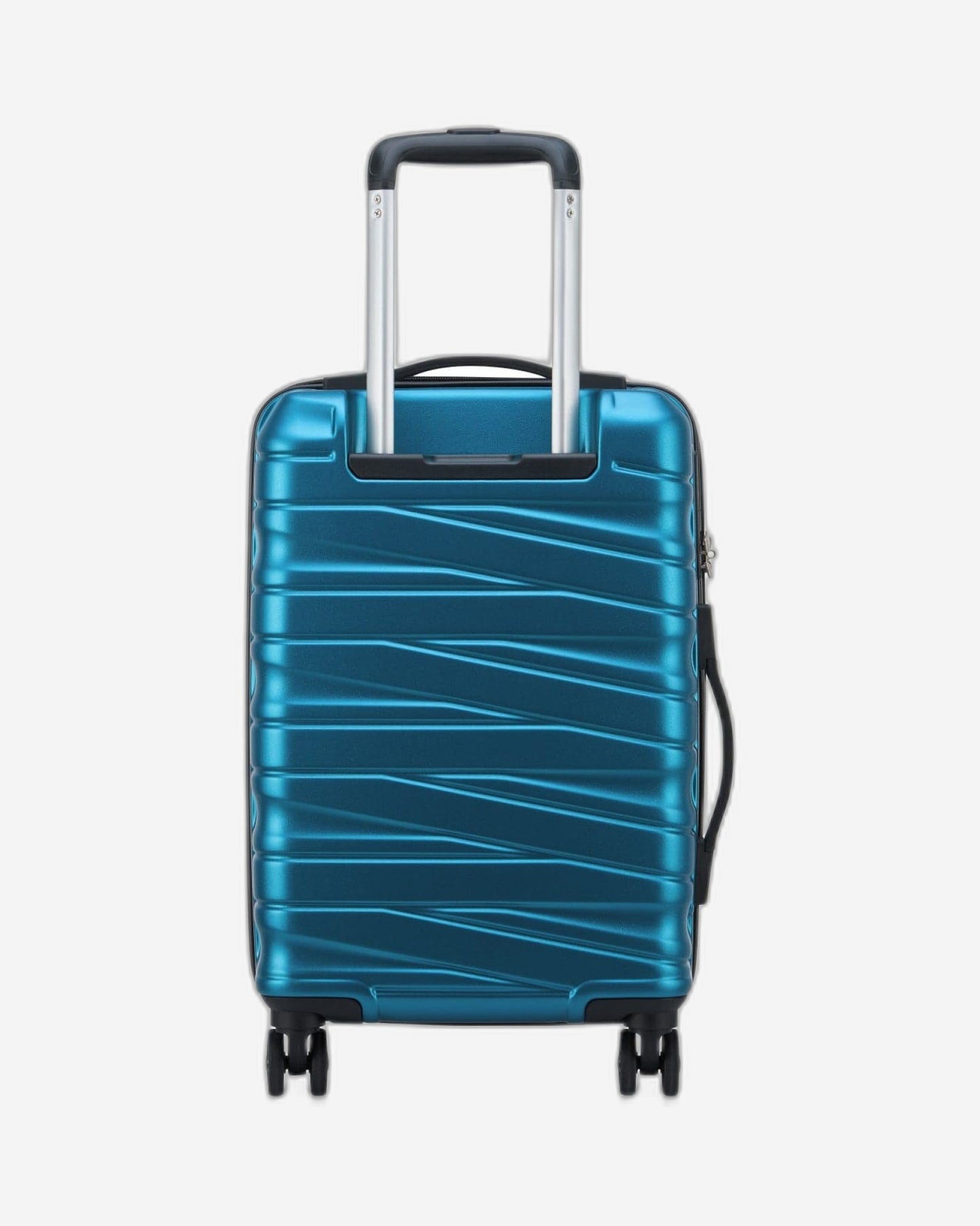 Delsey Paris Tiphanie 55cm Hardcase 4 Double Wheel Expandable Cabin Luggage Trolley Case Steel Blue - 00389280122ME
