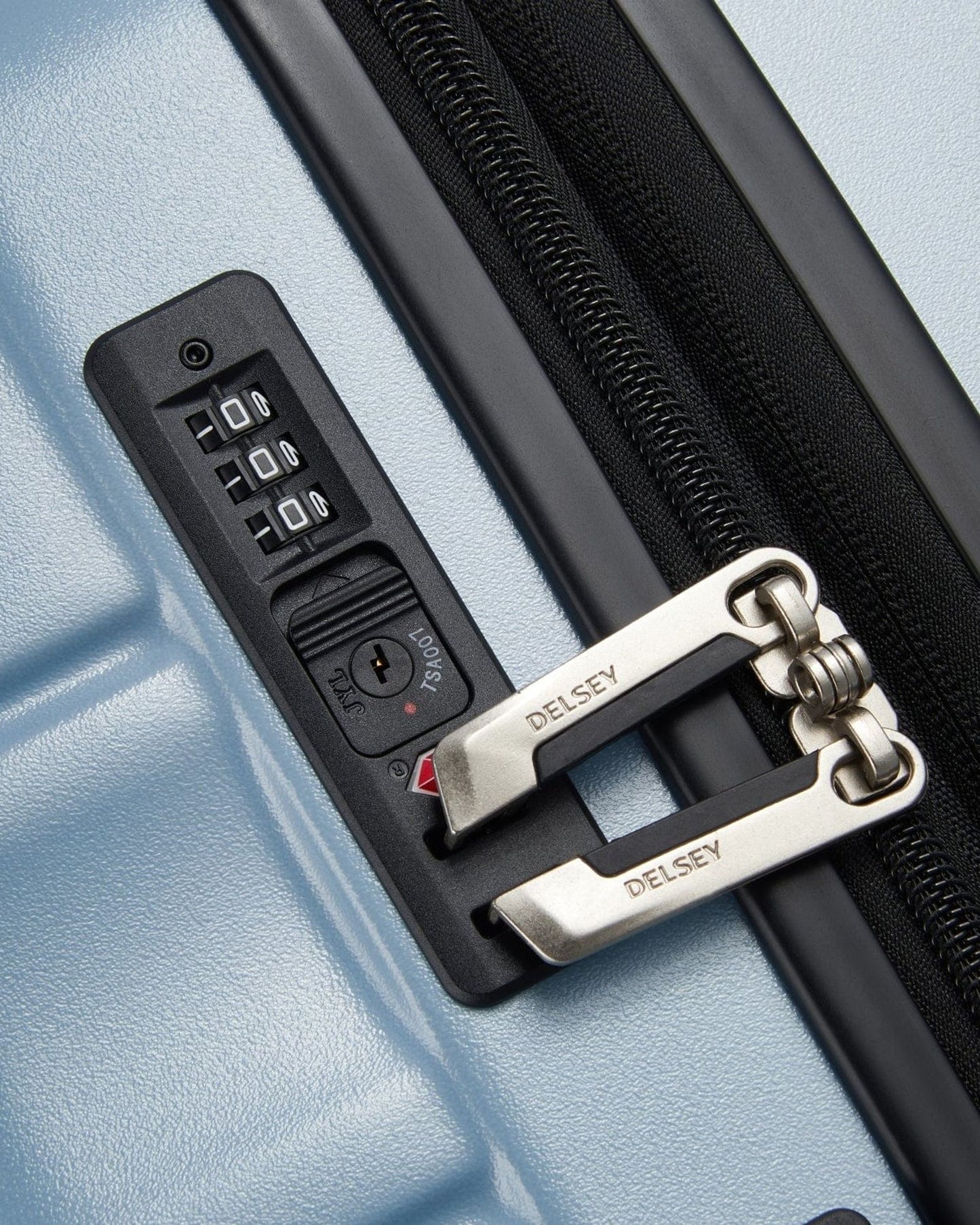 Delsey Paris Tiphanie 70cm Hardcase 4 Double Wheel Expandable Check-In Luggage Trolley Case Aqua - 00389281942ME