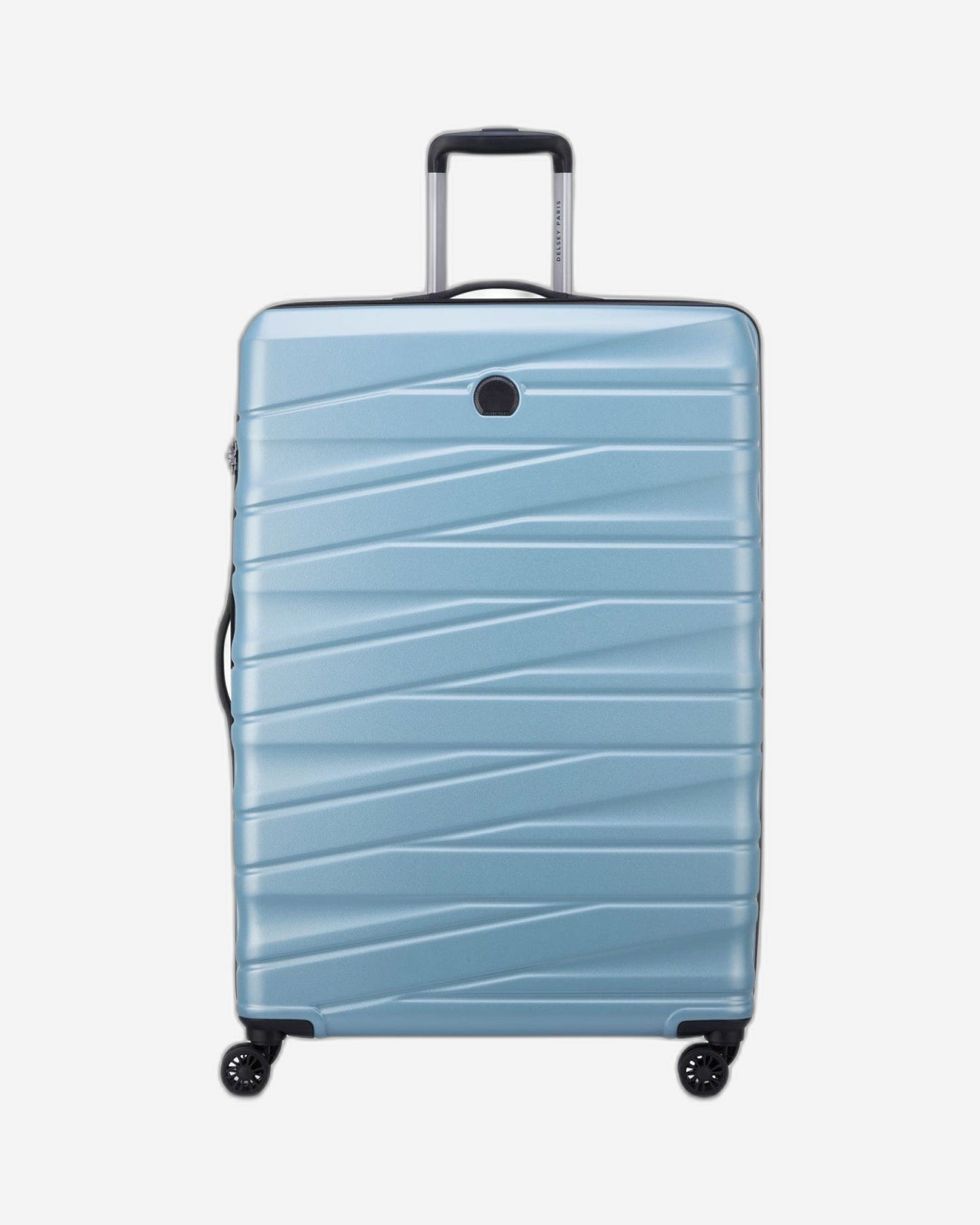 Delsey Paris Tiphanie 82cm Hardcase 4 Double Wheel Expandable Check-In Luggage Trolley Case Aqua - 00389283142ME