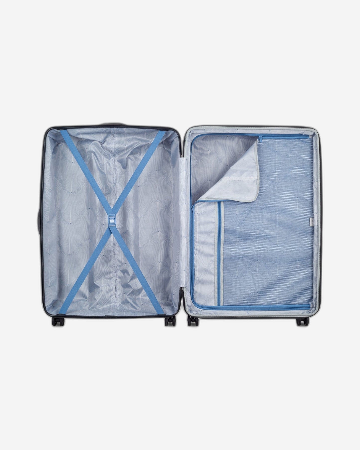 Delsey Paris Tiphanie 82cm Hardcase 4 Double Wheel Expandable Check-In Luggage Trolley Case Aqua - 00389283142ME