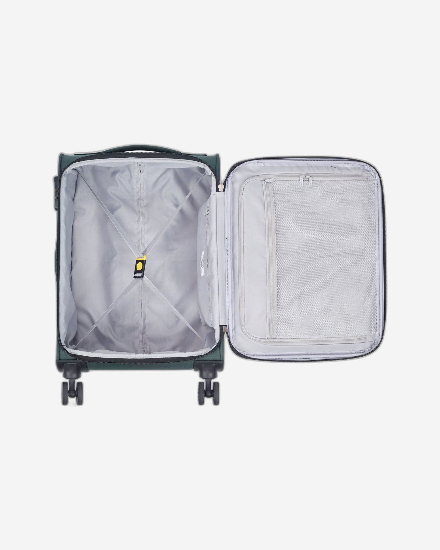 Delsey Paris Pin Up 6 55cm Softcase 4 Double Wheel Cabin Trolley Case Green - 00343080103