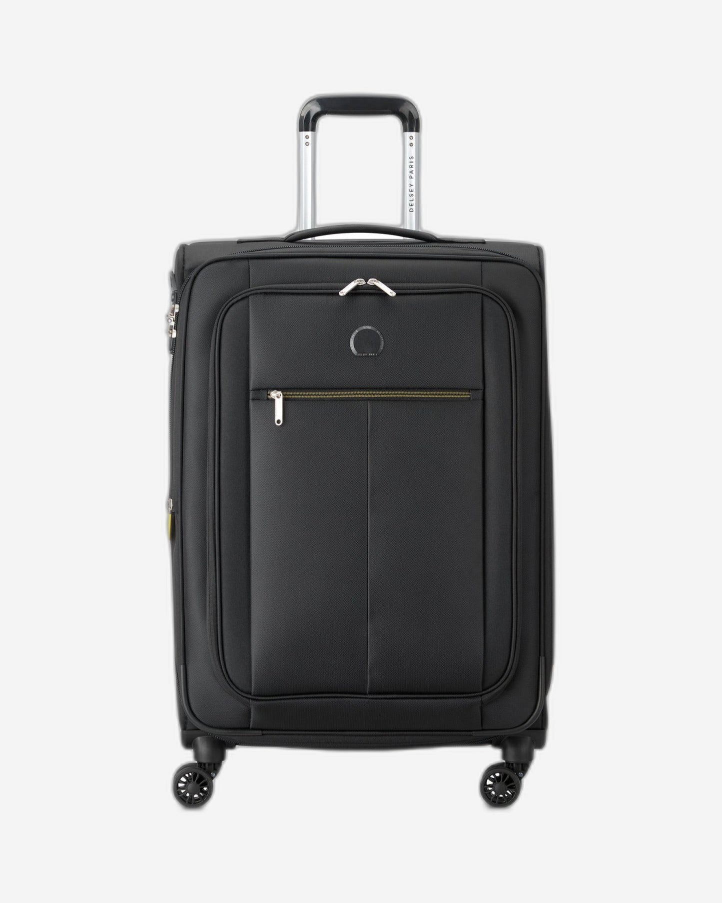 Delsey Paris Pin Up 6 68cm Softcase 4 Double Wheel Expandable Check-In Trolley Case  Black - 00343081100