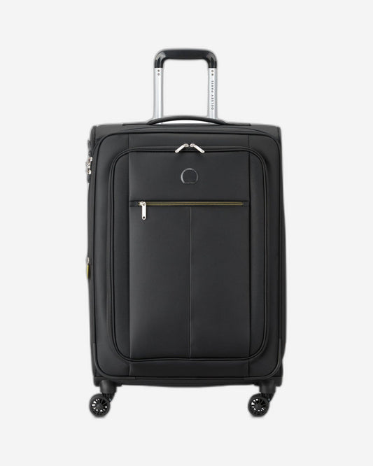 Delsey Paris Pin Up 6 68cm Softcase 4 Double Wheel Expandable Check-In Trolley Case  Black - 00343081100