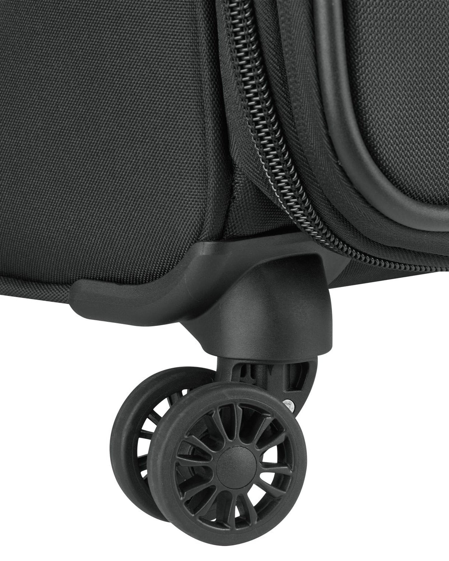 Delsey Paris Pin Up 6 68cm Softcase 4 Double Wheel Expandable Check-In Trolley Case  Black - 00343081100