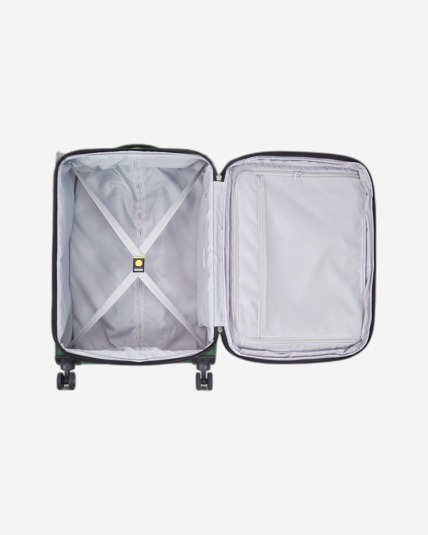 Delsey Paris Pin Up 6 68cm Softcase 4 Double Wheel Expandable Check-In Trolley Case Green - 00343081103