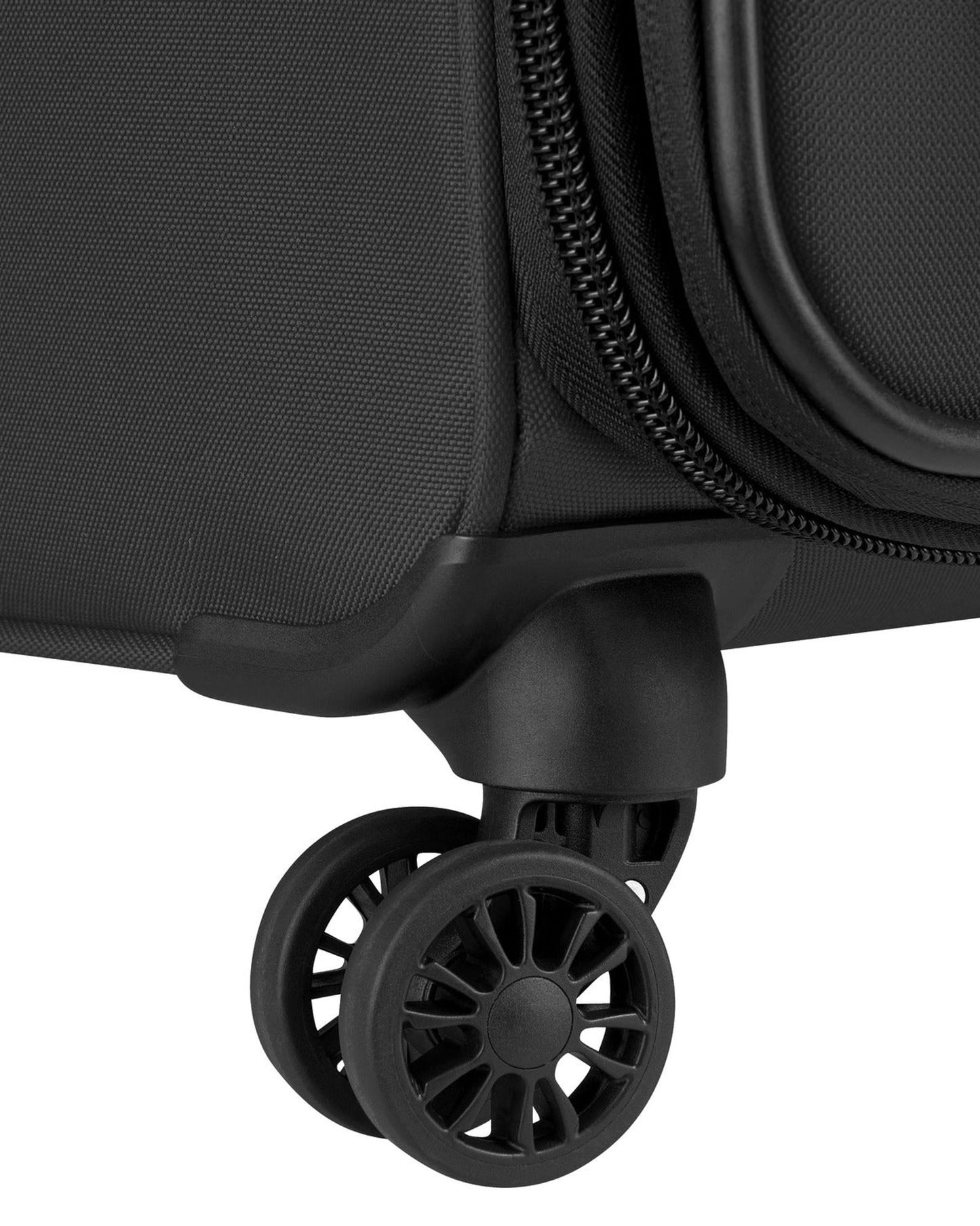 Delsey Paris Pin Up 6 78cm Softcase 4 Double Wheel Expandable Check-In Trolley Case Black - 00343082100