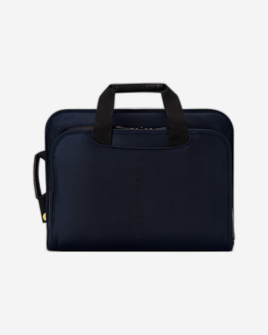 Delsey Paris Arche 2 Compartment Satchel Backpack Laptop Protection 15.6 inch Navy Blue - 00120016302