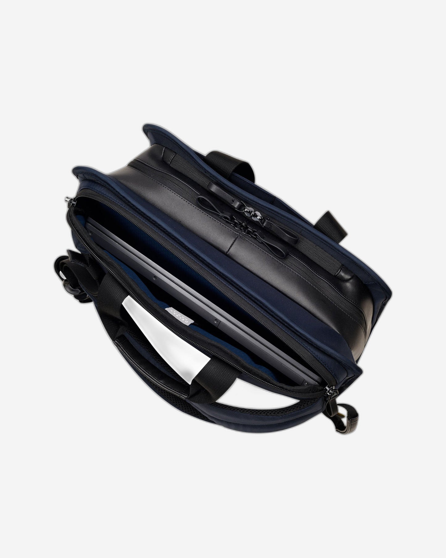 Delsey Paris Arche 2 Compartment Satchel Backpack Laptop Protection 15.6 inch Navy Blue - 00120016302