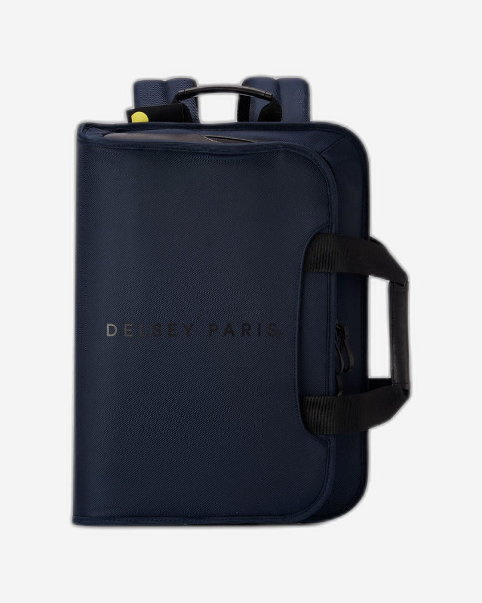 Delsey Paris Arche 2 Compartment Satchel Backpack Laptop Protection 15.6 inch Navy Blue - 00120016302