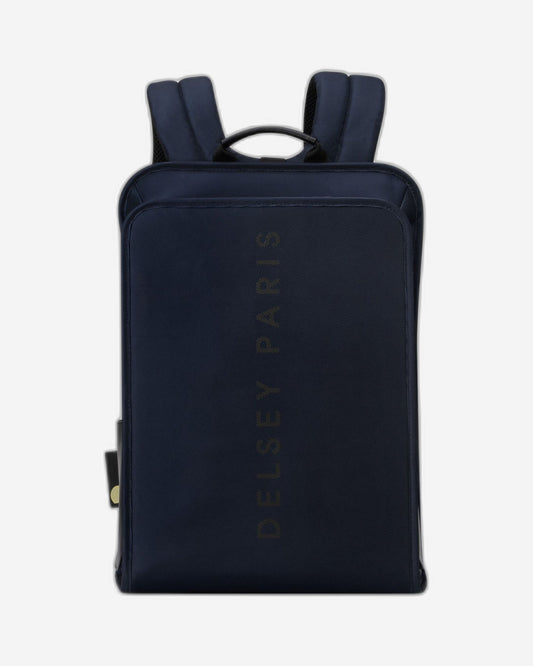 Delsey Paris Arche 2 Compartment Backpack Laptop Protection 15.6 inch Navy Blue - 00120061002