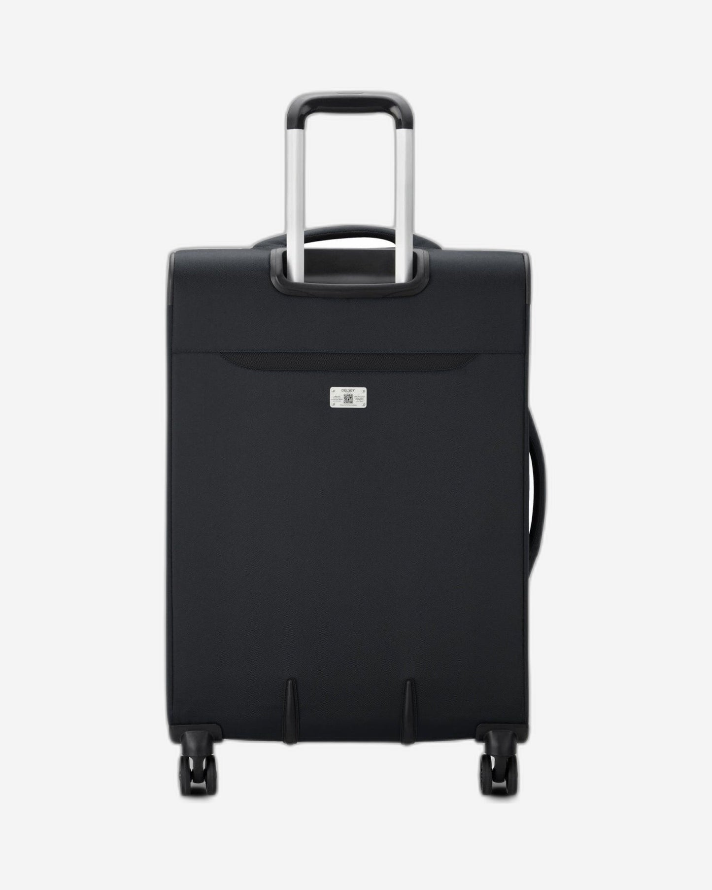 Delsey Paris Sky Max 2.0 70.5cm Softcase 4 Double Wheel Expandable Check-In Luggage Trolley Black - 00328482000Z9
