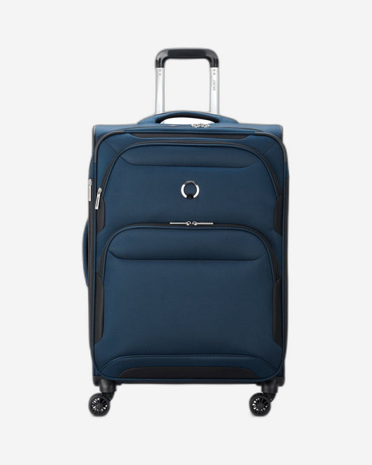 Delsey Paris Sky Max 2.0 70.5cm Softcase 4 Double Wheel Expandable Check-In Luggage Trolley Blue - 00328482002Z9