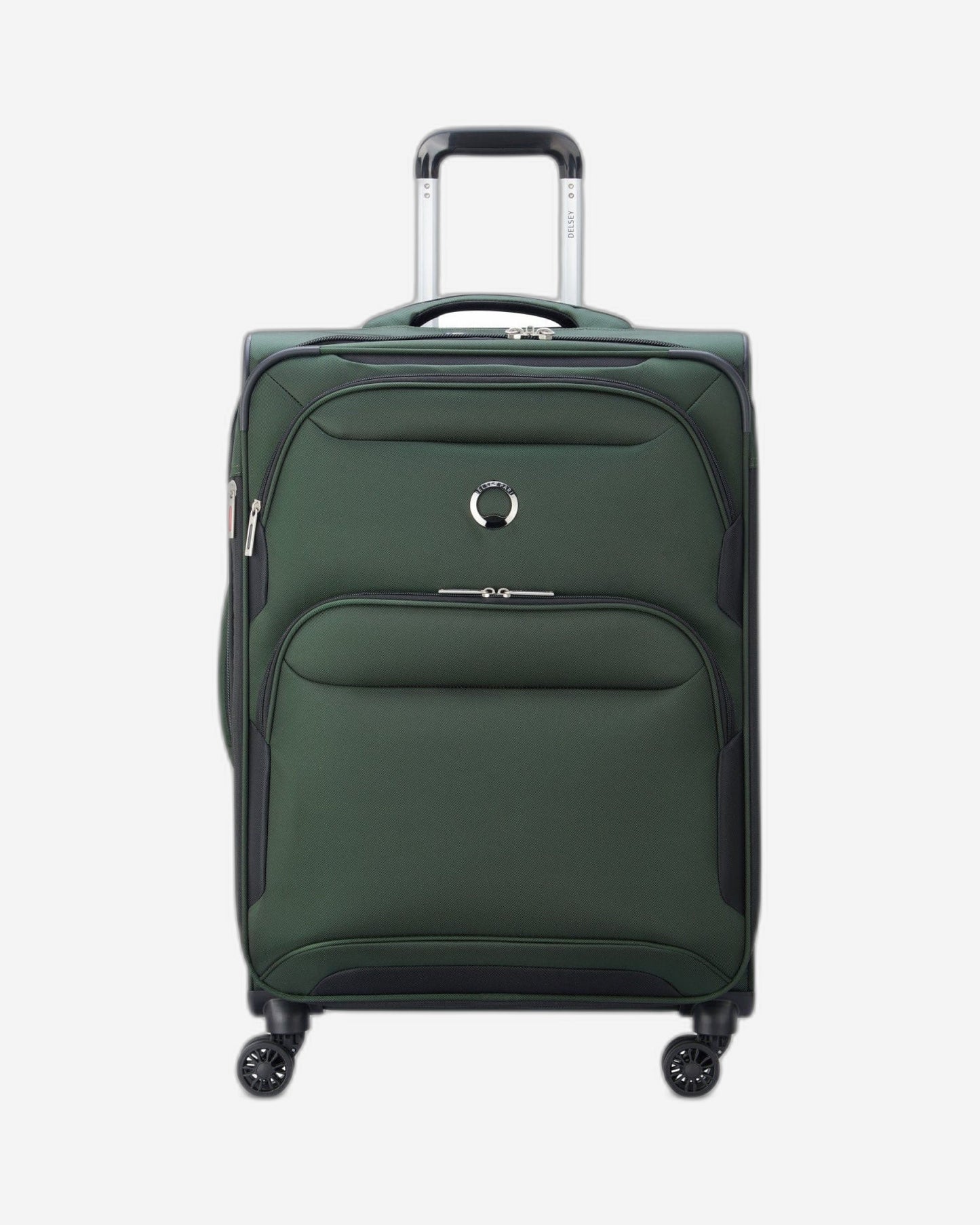 Delsey Paris Sky Max 2.0 70.5cm Softcase 4 Double Wheel Expandable Check-In Luggage Trolley Green - 00328482003Z9