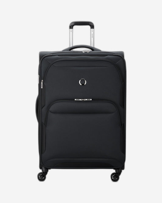Delsey Paris Sky Max 2.0 79.5cm Softcase 4 Double Wheel Expandable Check-In Luggage Trolley Black - 00328483000Z9