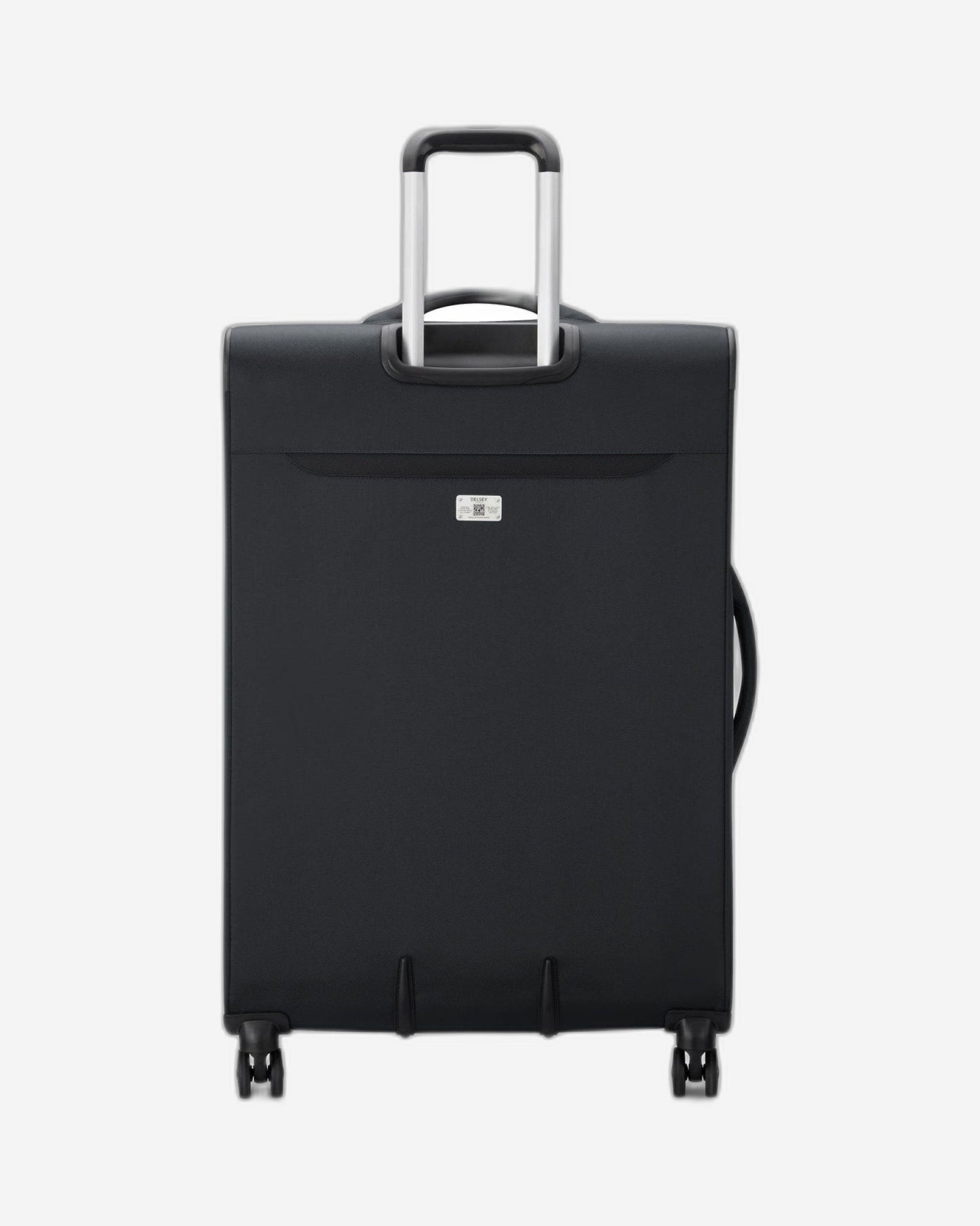 Delsey Paris Sky Max 2.0 79.5cm Softcase 4 Double Wheel Expandable Check-In Luggage Trolley Black - 00328483000Z9