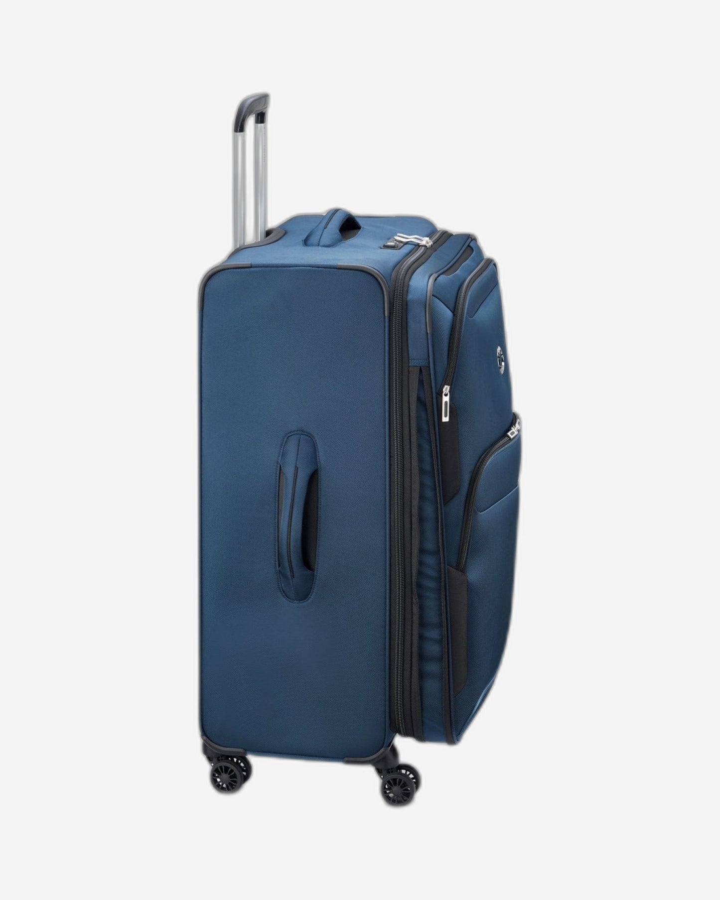 Delsey Paris Sky Max 2.0 79.5cm Softcase 4 Double Wheel Expandable Check-In Luggage Trolley Blue - 00328483002Z9