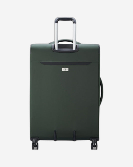 Delsey Paris Sky Max 2.0 79.5cm Softcase 4 Double Wheel Expandable Check-In Luggage Trolley Green - 00328483003Z9